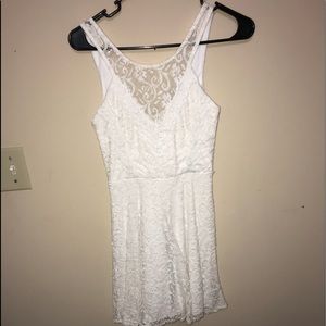 White lace dress